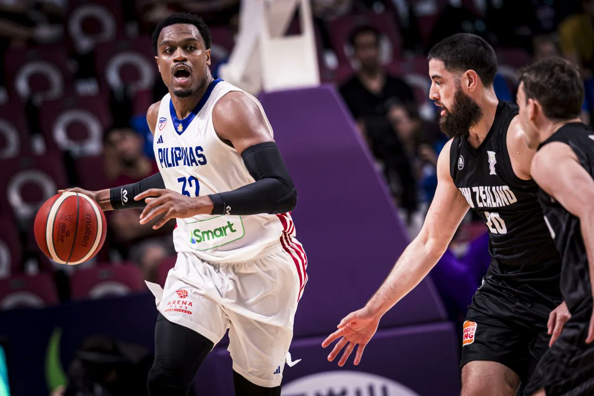 Gilas Pilipinas suffers an 86-94 loss to New Zealand and remains winless after two games in Group D of the 33rd FIBA Asia Cup early Friday (Manila time) at the King Abdullah Sports City in Jeddah, Saudi Arabia. | <a href="/fromtheriles/">Mark Escarlote</a> 

📸 <a href="/FIBA/">FIBA Basketball</a>