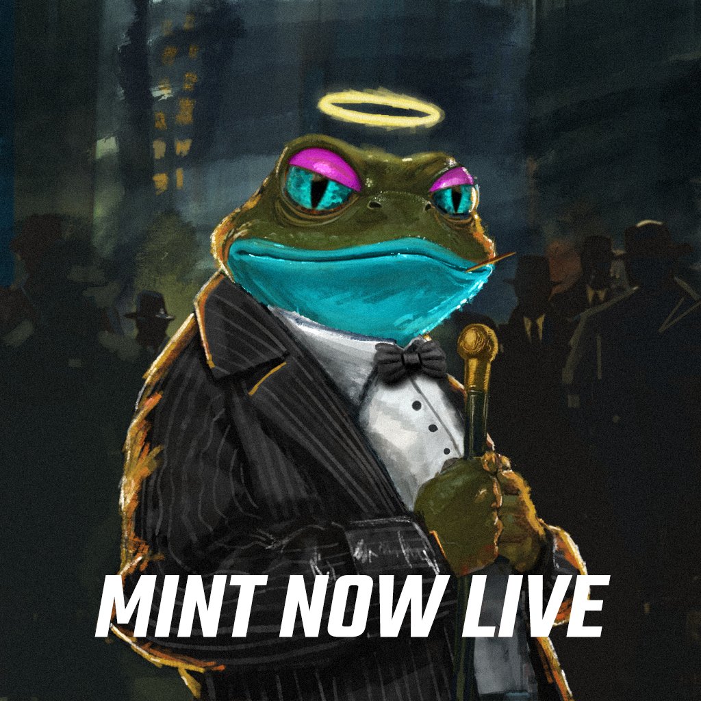 PonzicoSonic's tweet image. 🚨🚨🚨Mint is Live 🚨🚨🚨
 You can now ascend to the throne as the Don .

Go to the unofficial opening of the speakeasy today.
 Invite only! 
Tomorrow the mint opens for the public! 
More info below 

----- &amp;gt;&amp;gt;&amp;gt;MINT NOW &amp;lt;&amp;lt;&amp;lt;-----

Go through our first interactive story to mint!
Do…