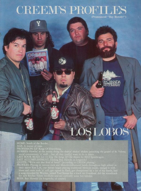 Los Lobos (@loslobosband) on Twitter photo Home: South of the Border 🇲🇽
Age: A matter of time ⏰
Profession: Lil' Kings Of Everything 👑
Hobbies: Howlin' at the moon 🌙
#Throwback to an early 80s <a href="/creemmag/">CREEM</a> page featuring Los Lobos! 📚 Home: South of the Border 🇲🇽
Age: A matter of time ⏰
Profession: Lil' Kings Of Everything 👑
Hobbies: Howlin' at the moon 🌙
#Throwback to an early 80s <a href="/creemmag/">CREEM</a> page featuring Los Lobos! 📚
