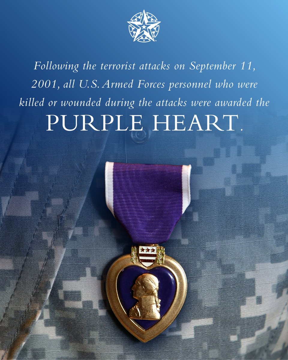 Awarded to U.S. service members wounded or killed in action, the Purple Heart remains the Nation’s oldest military decoration still in use today. On #PurpleHeartDay, we pause to honor all who have received this distinction, including those recognized since the start of the GWOT.