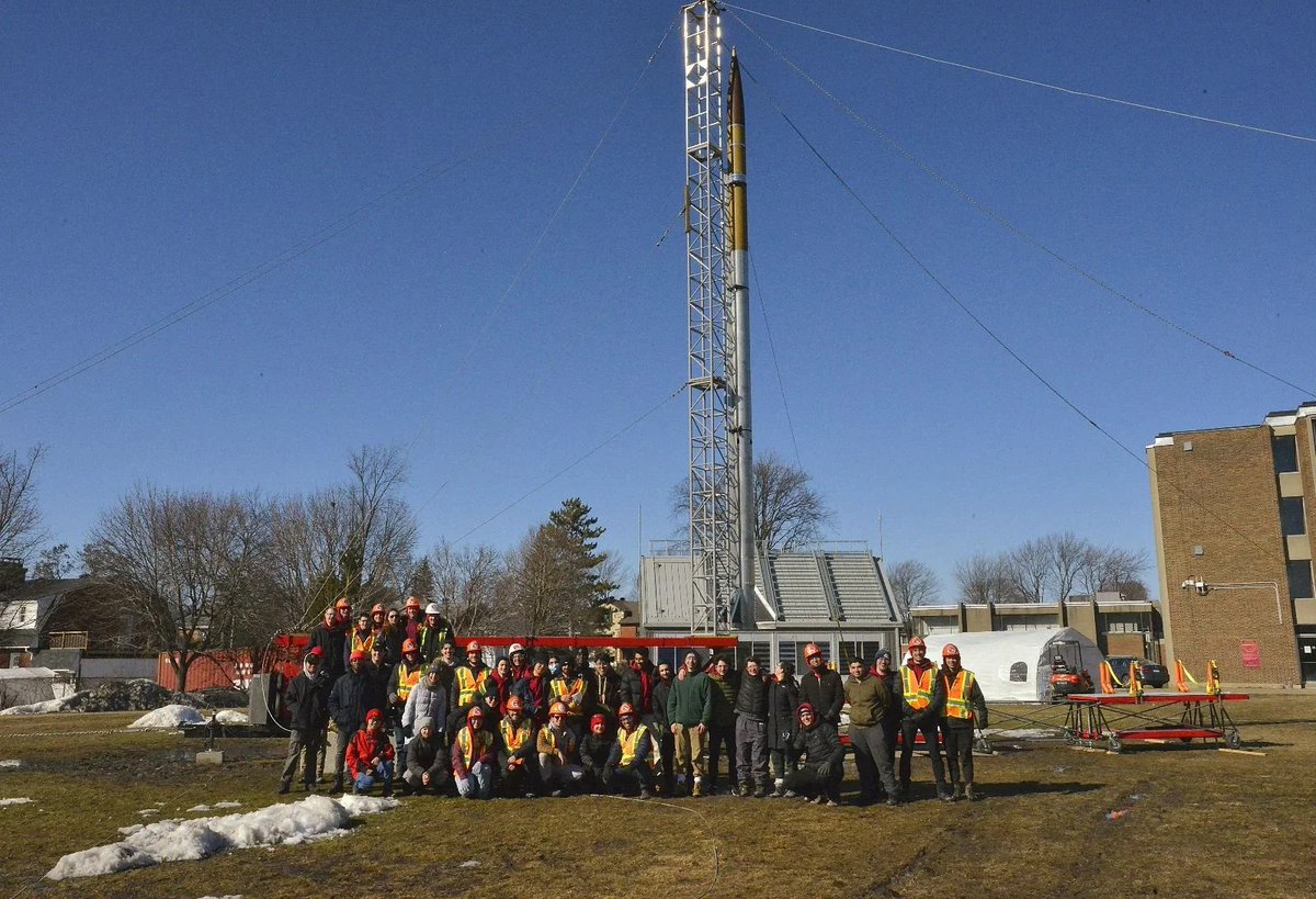 For the first time ever, a rocket will launch from Quebec this month! <a href="/SpaceConcordia/">Space Concordia</a> Rocketry Division will mark this milestone with Starsailor: the most powerful student-built rocket in the world. 🚀

Learn more: concordia.ca/news/stories/2… 

📷: Space Concordia