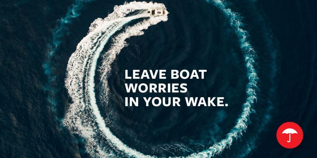 When you're in deep water, it helps to have coverage. Protect against unexpected losses — ask Travelers boat insurance. tkpl.us/pebr0