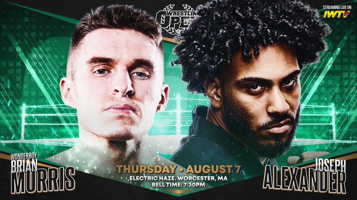 Beyond Wrestling (@beyondwrestling) on Twitter photo One of the coolest aspects of <a href="/WrestlingOpen/">Wrestling Open</a> every Thursday forever at <a href="/ehaze_worcester/">Electric Haze</a> is the influx of incredible athletes since the return of the Discovery Gauntlet.
Two "newcomers" who have made the biggest impact match up once again tonight!
<a href="/briangmorris/">Wonderboy Brian Morris</a> vs. <a href="/JosephAgame/">A-Game</a> One of the coolest aspects of <a href="/WrestlingOpen/">Wrestling Open</a> every Thursday forever at <a href="/ehaze_worcester/">Electric Haze</a> is the influx of incredible athletes since the return of the Discovery Gauntlet.
Two "newcomers" who have made the biggest impact match up once again tonight!
<a href="/briangmorris/">Wonderboy Brian Morris</a> vs. <a href="/JosephAgame/">A-Game</a>