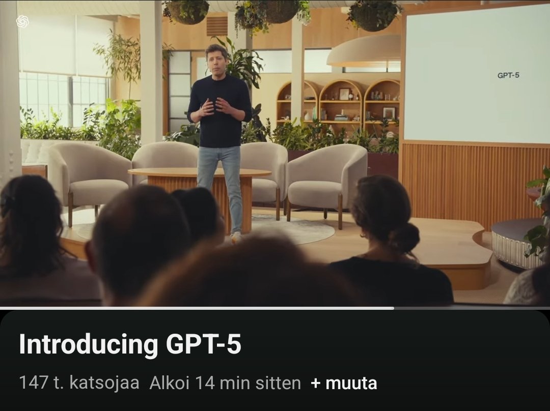 OpenAI julkaisi juuri GPT-5:n 💥