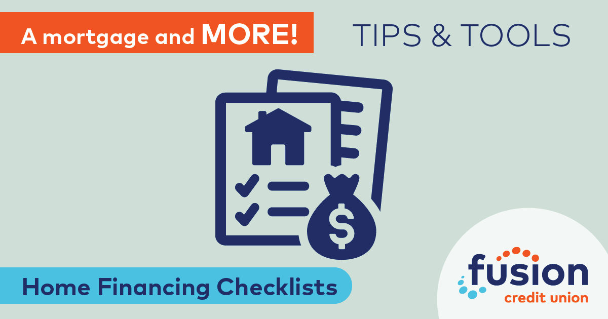 Do you know what paper work you need when applying for a home mortgage?📃🏠 To help you out, we have created a Home Financing Checklist. ✔

View and download on our website at the link below:

fusioncu.com/en/personal/pr…