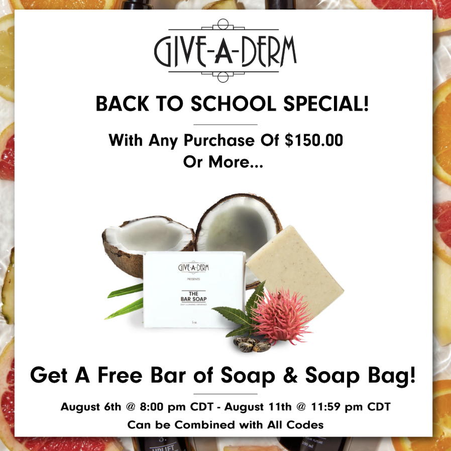 AmandaGrace_AOG's tweet photo. You Survived Summer—Now It’s Time to Recharge! The kids are back in school, and peace has returned (kind of). Celebrate with @giveaderm ! Spend $150 or more and get a FREE natural soap bar and soap bag, because after all those sunscreen stains and snack crumbs, you’ve earned it. Use Promo ARK10 for additional savings! This back-to-school special runs until 11:59pm CT on Aug.11 (12:59am ET Aug. 12).