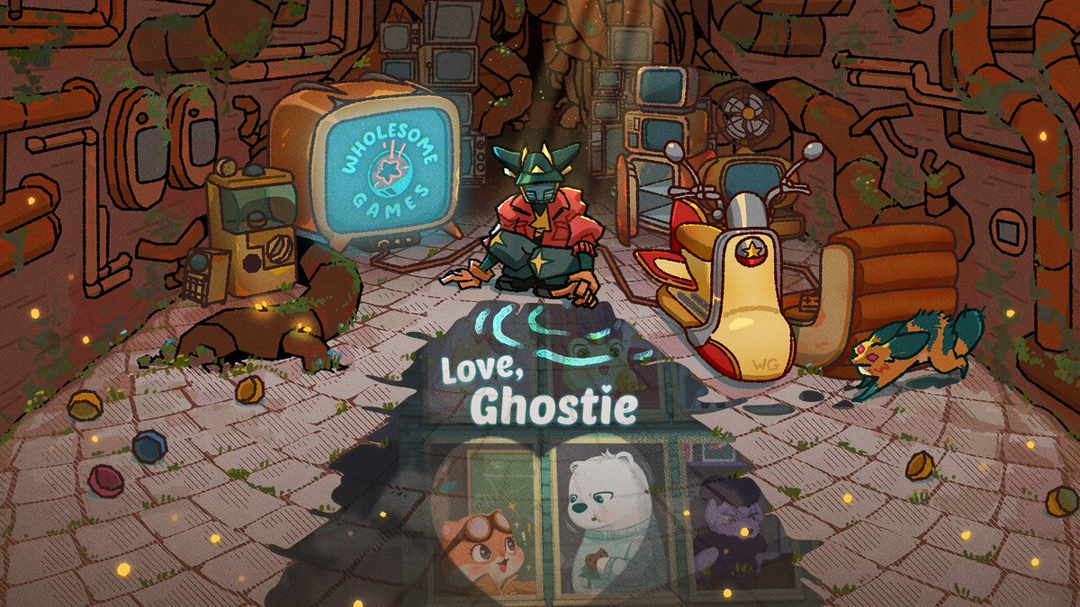 Love, Ghostie is part of the Wholesome Games Celebration on Steam that's happening RIGHT NOW!  

We're 30% off and did you know that we're 97% positive on Steam??

Check out all the lovely games here ⬇️
