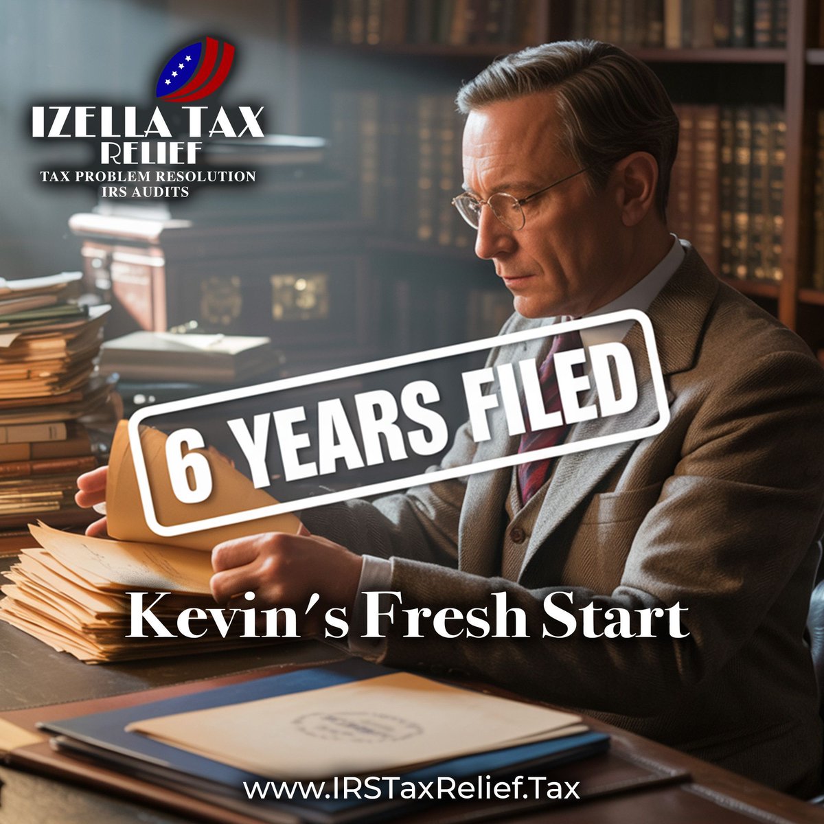 IzellaTax_1's tweet image. Kevin hadn’t filed taxes in 6 years. We helped him catch up and avoid heavy penalties.

Behind on taxes? We’ve got your back.

#IzellaTaxRelief #UnfiledReturns #TaxHelp #IRSResolution