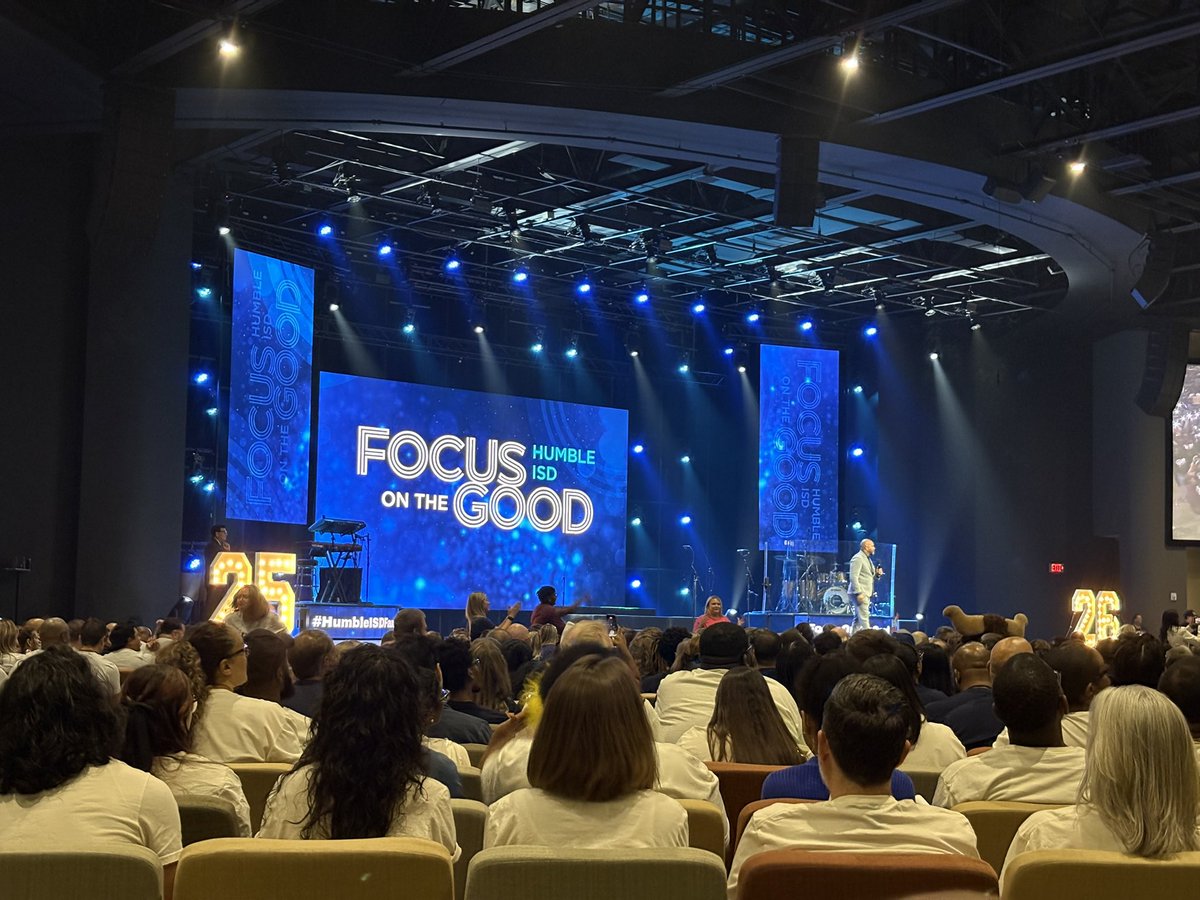 Ready for the school year, thanks to convocation! #humbleisdfamily #focusonthegood