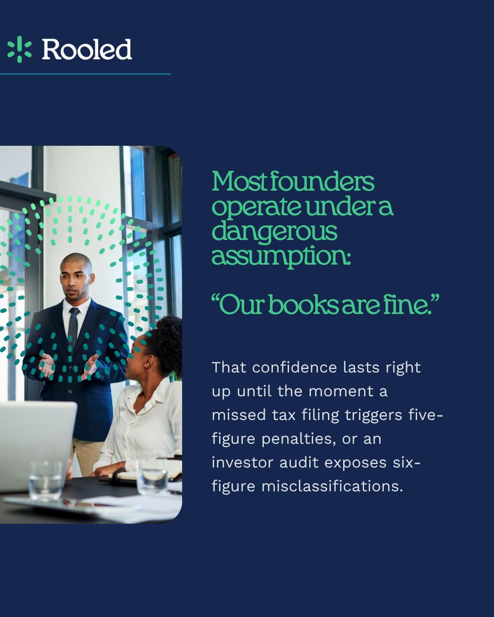 Is your startup’s accounting hiding a time bomb? From phantom runway to cap table chaos, 5 red flags founders miss—until it’s too late. Don’t let financial blind spots sink your next round. Audit your books now.

LINK: ow.ly/g2Ix50WzJ8j
#StartupFinance #StartupAccounting