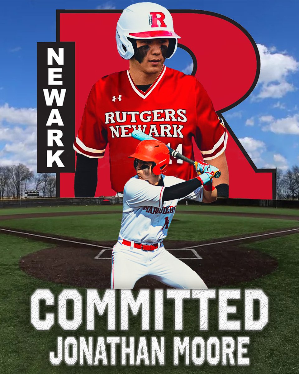 I am excited and grateful to announce my commitment to play baseball at Rutgers Newark. Thank you to my family, coaches, and friends who helped me throughout this recruiting process.
