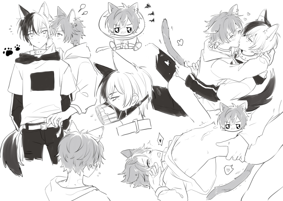 天哪 以前畫這麼大膽的嗎(回味)☕️🥞