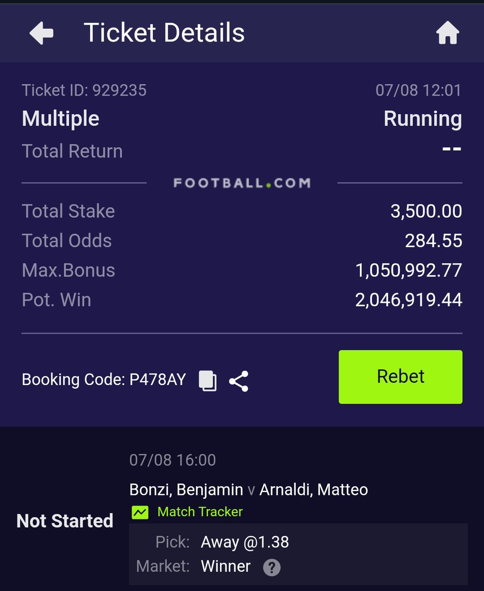 280 odds ⚽🎾

MEGGGV - 40 odds edit 

Repost and boom!!