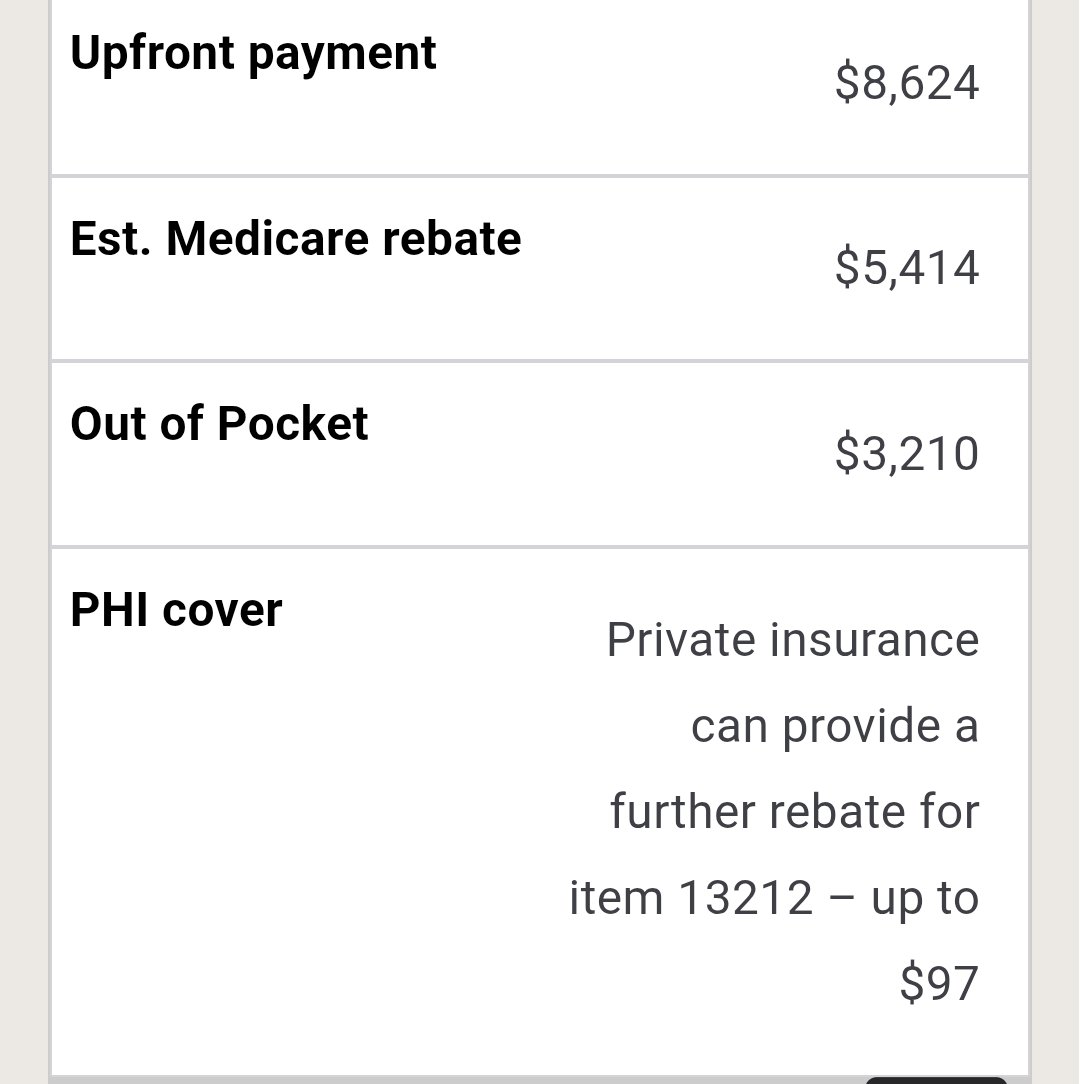 I'm no expert, but private health insurance seems like quite the tight ass.