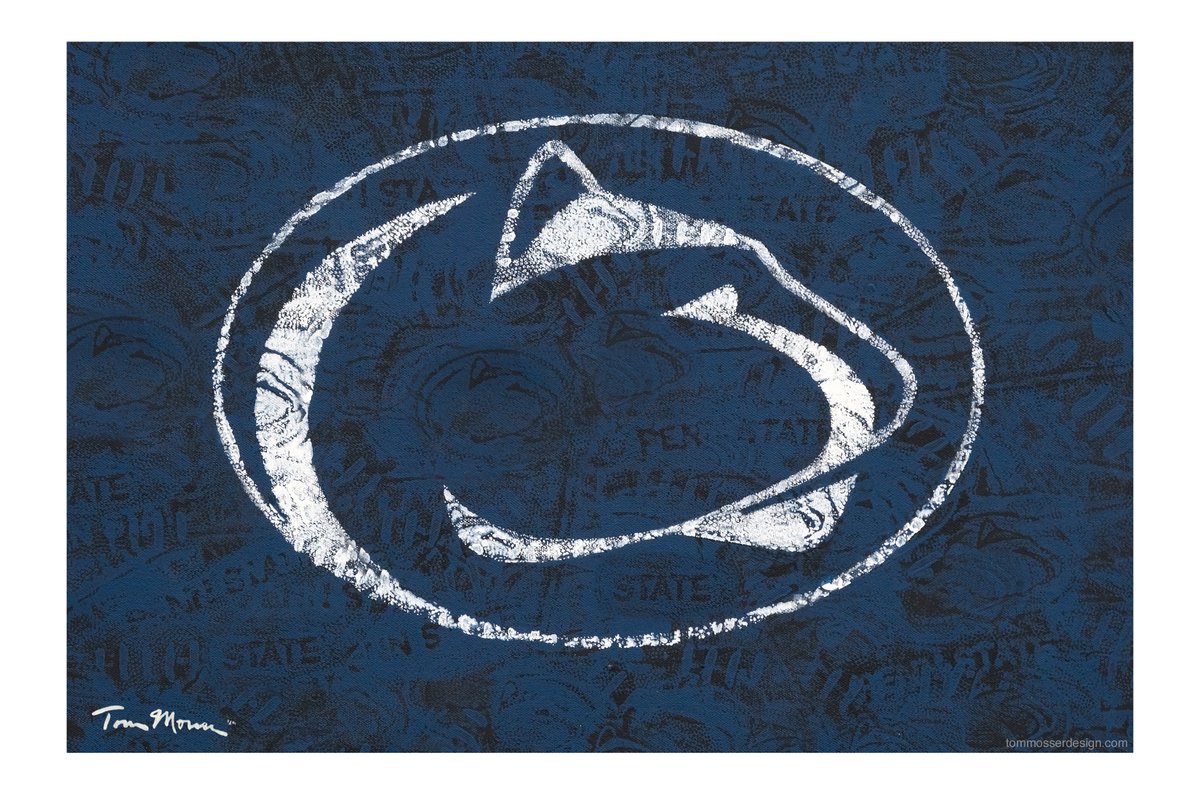 Tom Mosser Design (@tommosser) on Twitter photo WE ARE Licensed! I paint with PSU footballs. We are pumped to officially receive licensing approval for this piece to be sold as prints on both paper and canvas. Each piece will be signed and printed right here in Pittsburgh by our partners at PGH Print Ship
<a href="/PennStateAlums/">Penn State Alumni</a> WE ARE Licensed! I paint with PSU footballs. We are pumped to officially receive licensing approval for this piece to be sold as prints on both paper and canvas. Each piece will be signed and printed right here in Pittsburgh by our partners at PGH Print Ship
<a href="/PennStateAlums/">Penn State Alumni</a>
