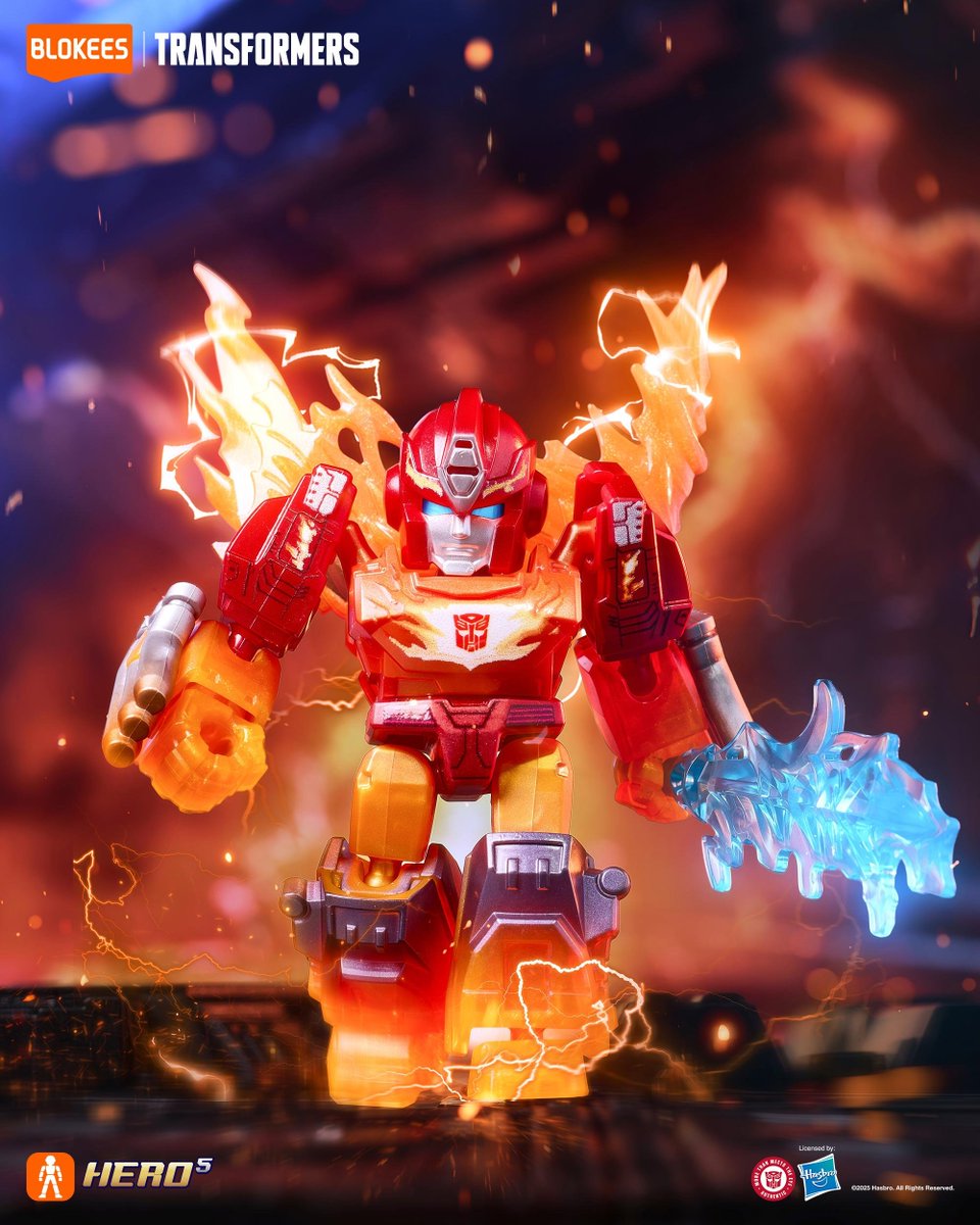 Blokees Defender Version 04 Tyrants Fury hits the scene! 🚨 
Officially licensed and designed for maximum impact, this compact set offers versatile building options paired with bold, display-ready aesthetics—perfect for collectors who demand action and style. 
Get a sneak peek at