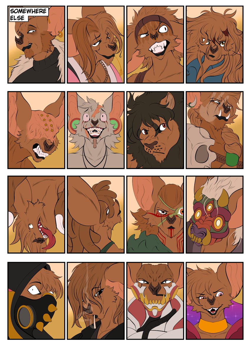 Viola Variants
Been wanting to sketch this page based on the Invencible comic for a while x3