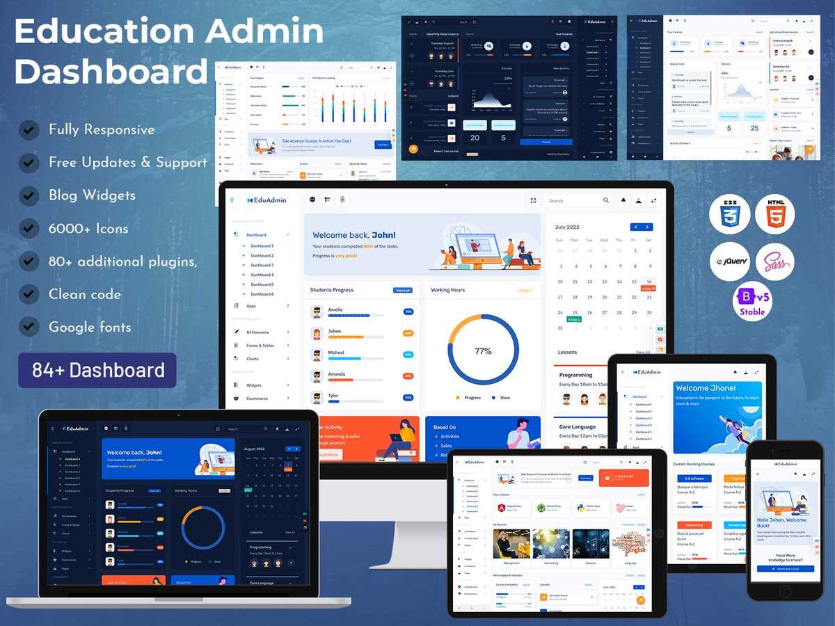 MultiStoreTheme's tweet image. Education LMS Dashboard Template for Learning Management 
.
Buy Now: themeforest.net/item/eduadmin-…
.
#LMSdashboard #Learningdashboard #educationdashboard #leariningtemplate #LMSWebapps #lmsdashboardtemplate #LMSadmintemplate #Onlinecoursedashboard #coursesdashboardtemplate