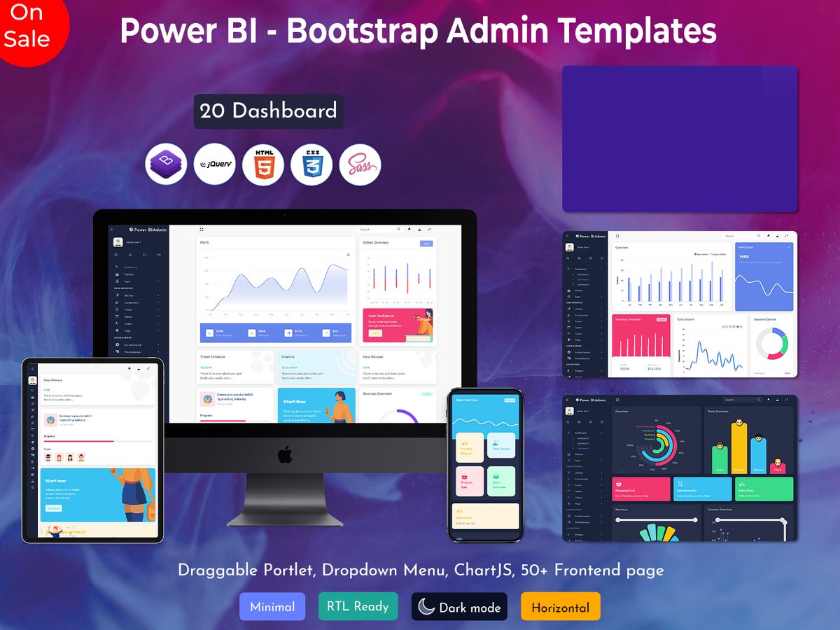 MultiStoreTheme's tweet image. Power BI Admin Template for Real-Time Business Analytics 
.
Buy Now: themeforest.net/item/power-bi-…
.
#PowerBIDashboard #DataVisualizationUI #BIAdminTemplate #AnalyticsDashboard #Bootstrap5Admin #InteractiveReports #BusinessIntelligenceUI