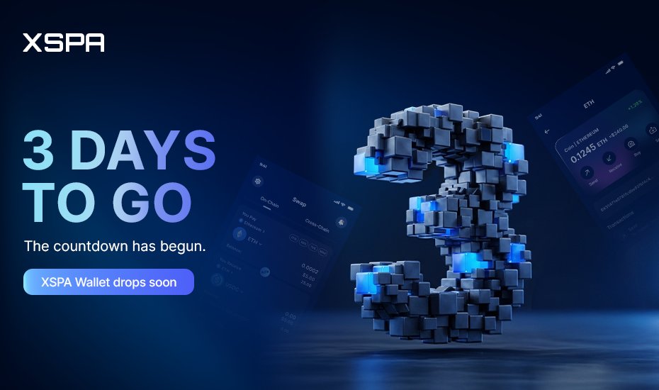 XSPA (@xspa_ai) on Twitter photo Power-up incoming in 3... 2... 🔥
The XSPA Wallet is almost here.
The countdown begins.
⏳ Get ready to take control.
#CryptoWallet #Countdown #3DaysToGo #Web3Community Power-up incoming in 3... 2... 🔥
The XSPA Wallet is almost here.
The countdown begins.
⏳ Get ready to take control.
#CryptoWallet #Countdown #3DaysToGo #Web3Community