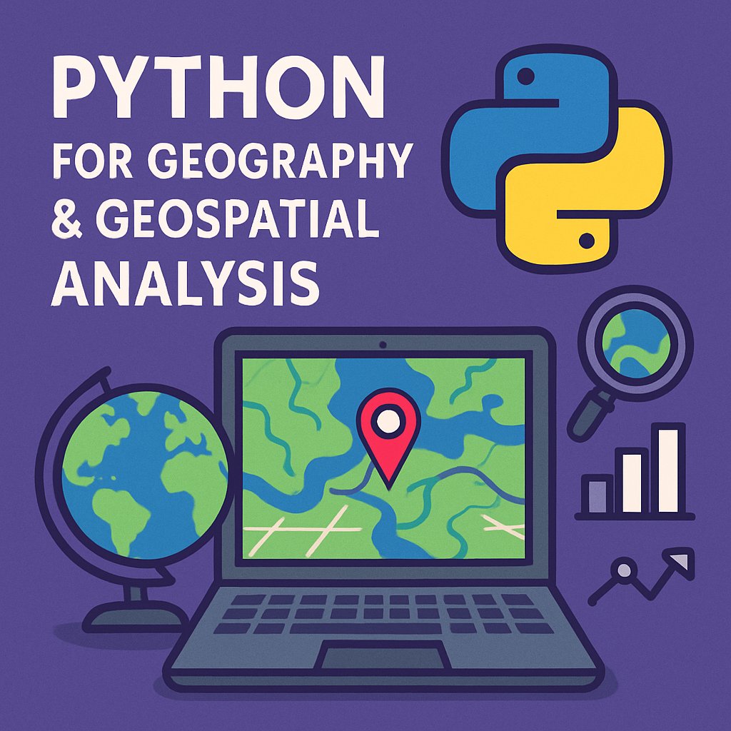 Python for Geography &amp; Geospatial Analysis
pythonclcoding.gumroad.com/l/qosmi