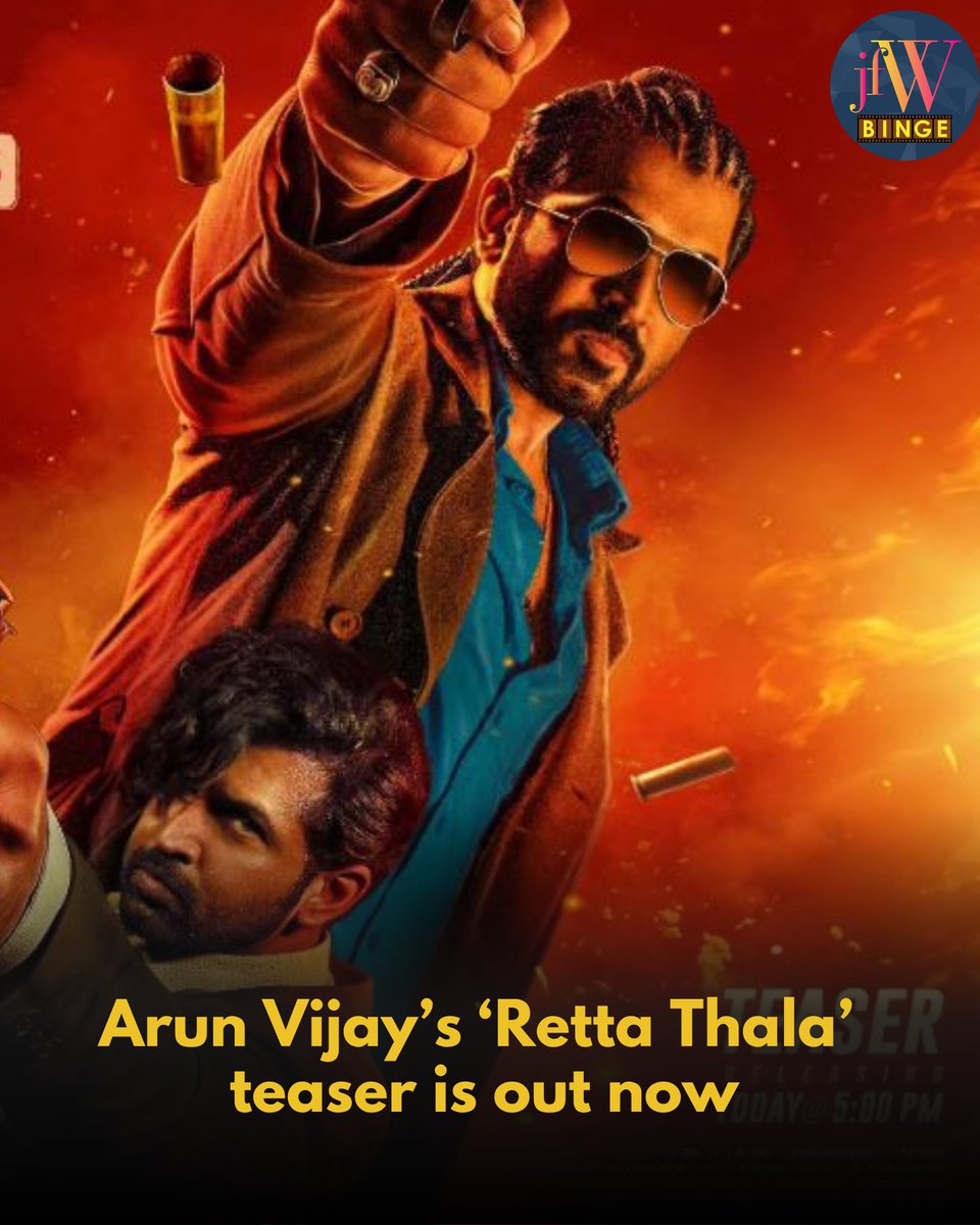 The teaser of Arun Vijay's new movie Retta Thala is out now 
#Arunvijay #Rettathala
