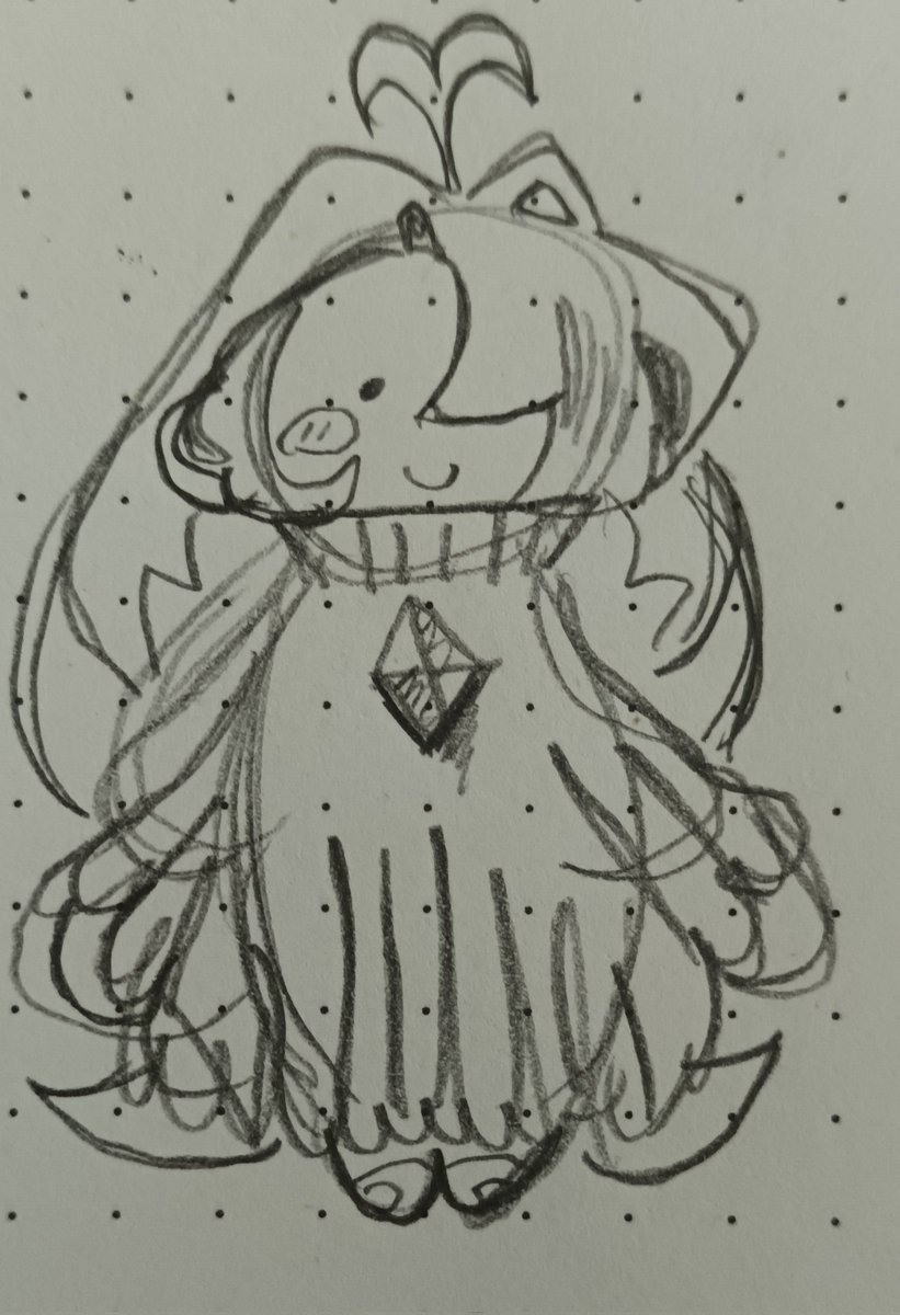 Drawing Blue whale cookie till she is released on crob
Day 7 (　・３・)