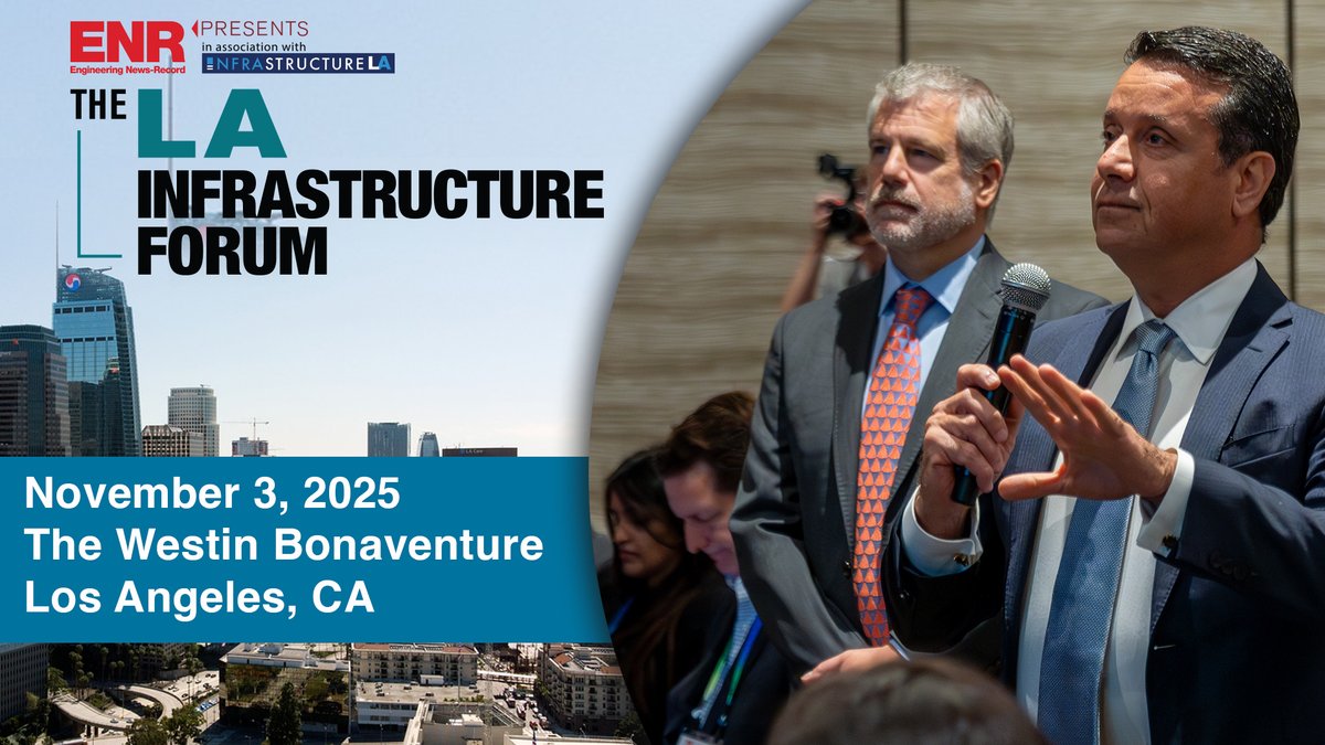 Want a clear view of LA’s infrastructure pipeline?
The LA Infrastructure Forum bridges the gaps between 90+ public agencies and project teams, so you can plan, partner, and grow with confidence.

🎟️ Register now → brnw.ch/21wUJPG