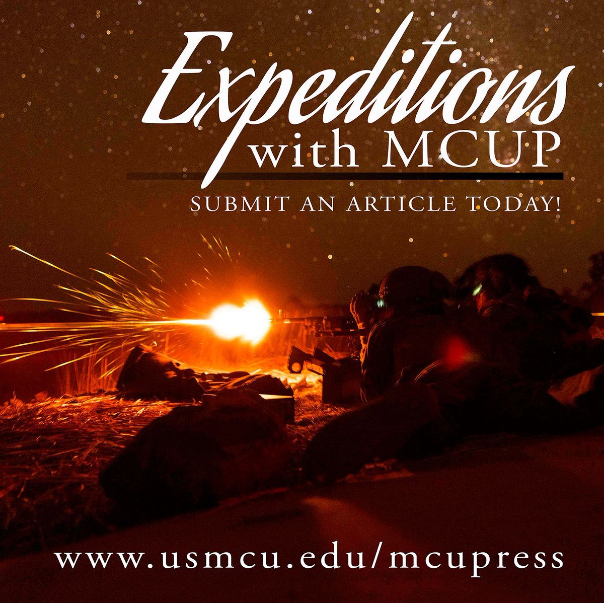 MCUPress (@mc_upress) on Twitter photo Have new research to share?
Expeditions with MCUP accepts submissions year-round on geopolitics, national security, international relations, technology, and so much more. Join the debate today! mcu_press@usmcu.edu. buff.ly/41j0rcs Have new research to share?
Expeditions with MCUP accepts submissions year-round on geopolitics, national security, international relations, technology, and so much more. Join the debate today! mcu_press@usmcu.edu. buff.ly/41j0rcs