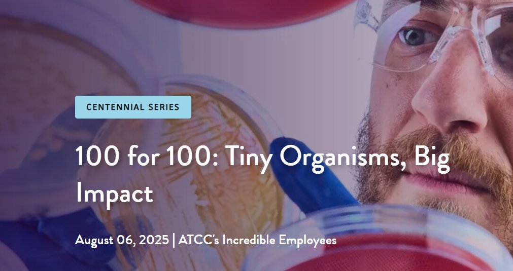 From housefly parasites that help diagnose lupus to butter-spoiling yeasts that revolutionized biotech, ATCC’s microbial collection is packed with microscopic marvels driving scientific breakthroughs. 
Read our blog: ow.ly/swCE50WB2Vm