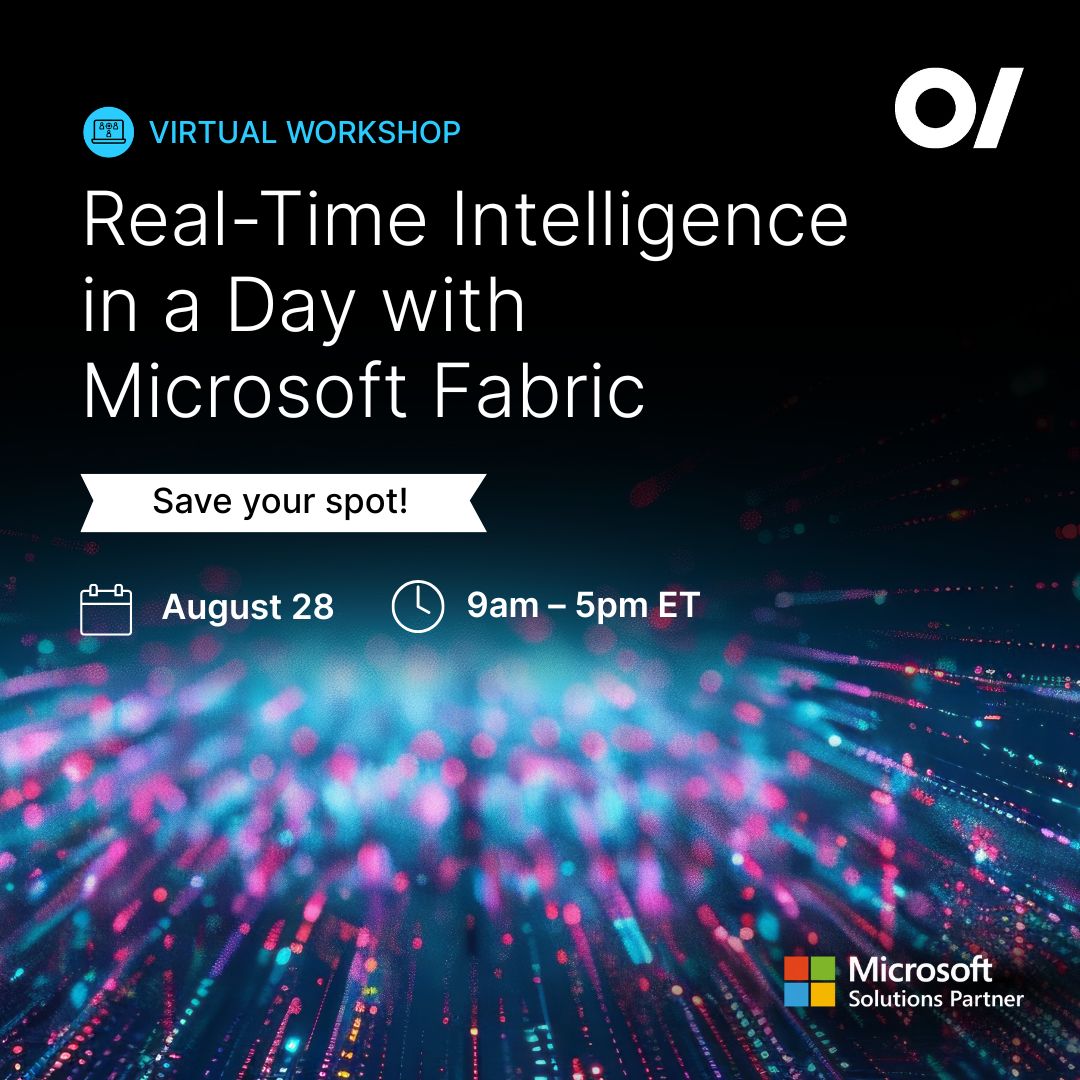 Join us for Real-Time Intelligence in a Day! A virtual workshop perfect for data pros, engineers, architects, and business leaders.

🔗 Save your spot: ow.ly/Ssax50WBcM6

#RealTimeData #MicrosoftFabric #TechWorkshop