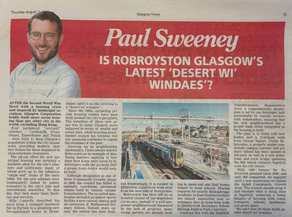 Paul Sweeney MSP tweet media