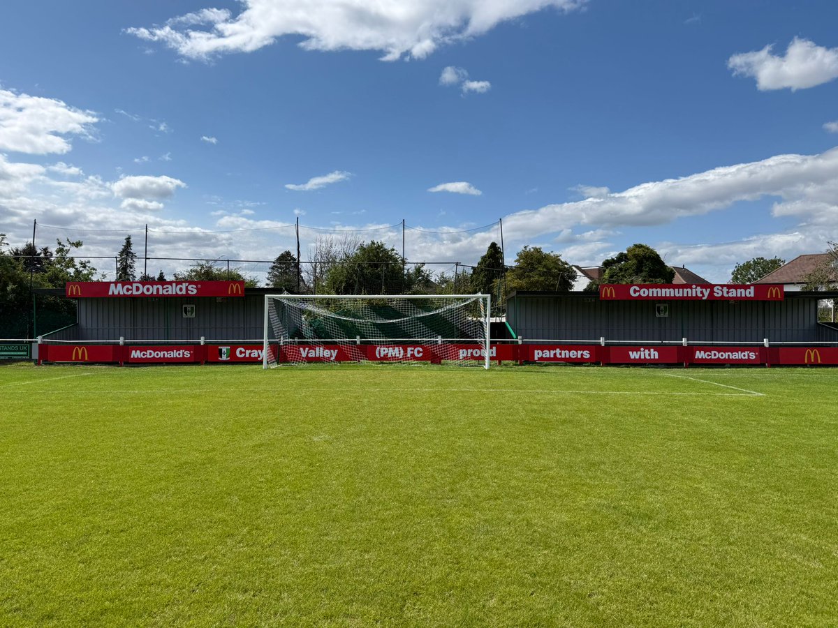 Elite Stands (@elitestands) on Twitter photo Our friends at <a href="/CrayValleyPM/">Cray Valley (PM) FC</a> kick off on Saturday at home. How good do their Elite Stands look with their new <a href="/McDonaldsUK/">McDonald's UK</a> branding! 😍🍔🍟 Our friends at <a href="/CrayValleyPM/">Cray Valley (PM) FC</a> kick off on Saturday at home. How good do their Elite Stands look with their new <a href="/McDonaldsUK/">McDonald's UK</a> branding! 😍🍔🍟