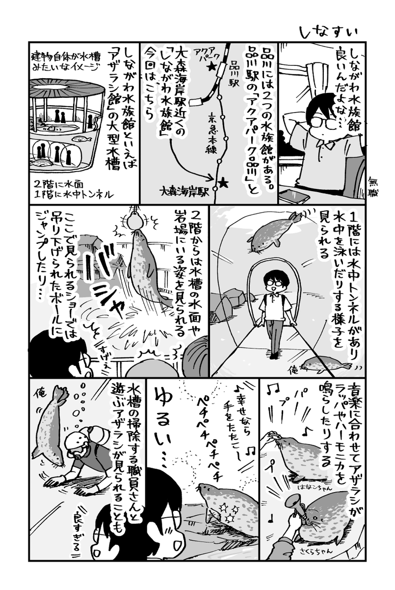 しながわ水族館の思い出 