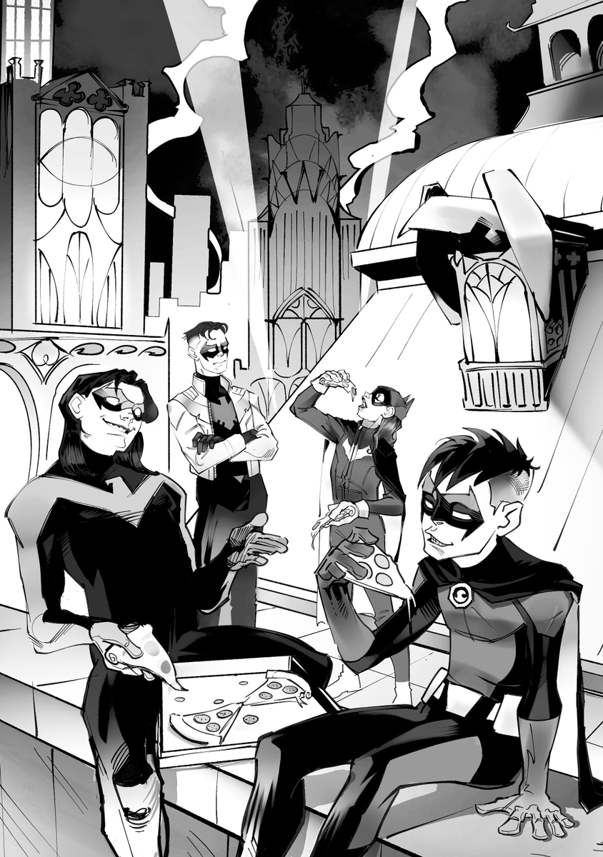 adriano_juncal's tweet photo. Bat-Family fake comic cover https://t.co/JimUnxB8xv