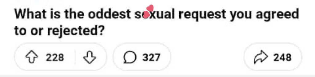 People were asked what’s the we!rdest s£xual request you have agreed to or rejected 🙅‍♀️ 

The replies are shocking 😳👇