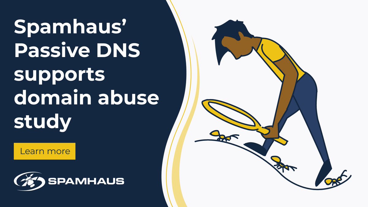 At the heart of Spamhaus is our community of researchers - without them we simply wouldn't exist. 🕵️

Earlier this year, we had the privilege of supporting Dr. Marie Vasek and Ph.D. Candidate Sharad Agarwal, at the University College London, in their research into large-scale