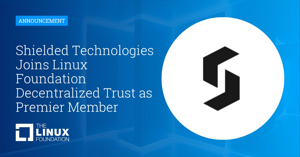 The Linux Foundation (@linuxfoundation) on Twitter photo From privacy to trust → Shielded Tech joins <a href="/lfdecentralized/">LF Decentralized Trust</a> Trust as a Premier Member, supporting the Midnight smart contract language + reinforcing open governance & secure hubs.la/Q03BL92P0 more: hubs.la/Q03BL79m0 From privacy to trust → Shielded Tech joins <a href="/lfdecentralized/">LF Decentralized Trust</a> Trust as a Premier Member, supporting the Midnight smart contract language + reinforcing open governance & secure hubs.la/Q03BL92P0 more: hubs.la/Q03BL79m0