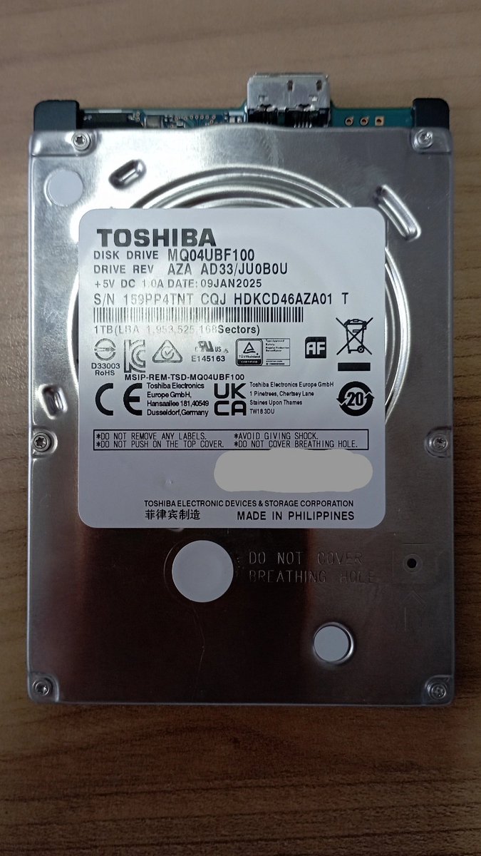TOSHİBA 1 TB
MQ04UBF100

Busy mode. G List problemi

Süre 3 gün

%99.99

#2501450

#sakaryaverikurtarma
#DigitalVeriKurtarma 
#verikurtarma
#hddverikurtarma 
#datarecoveryinturkey