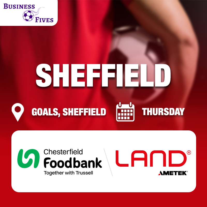 Support our team and Chesterfield Foodbank:
🔗 gofund.me/bb7a9ce4 

We are heading to Sheffield this Thursday for the <a href="/BusinessFives/">Business Fives</a> charity football tournament. ⚽

Our goal is to raise money for <a href="/CFoodbankUK/">Chesterfield Foodbank UK</a>, supporting families who need extra help, especially during the