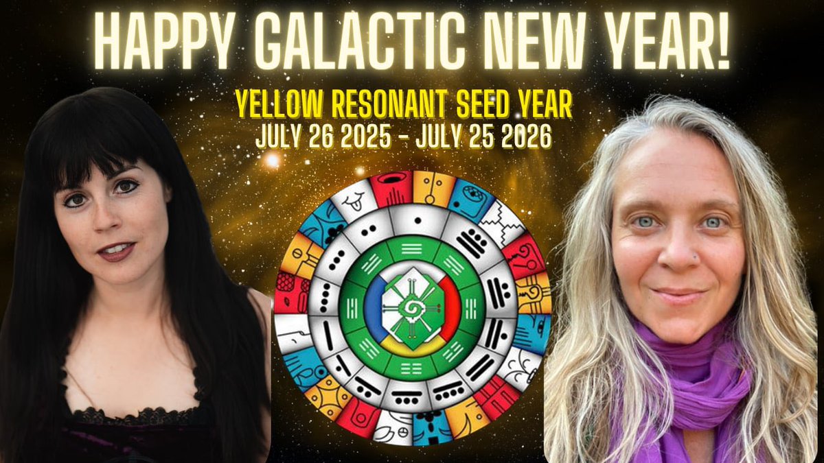I’m excited to be interviewing Eden Sky on the 13 Moon Mayan Dreamspell Calendar/ Galactic New Year! 🌞 We will be LIVE at 6pm EST on my channels 

🔗- youtube.com/live/YldZ1Qh95…

#astrology #dreamspell #galacticnewyear #mayancalendar