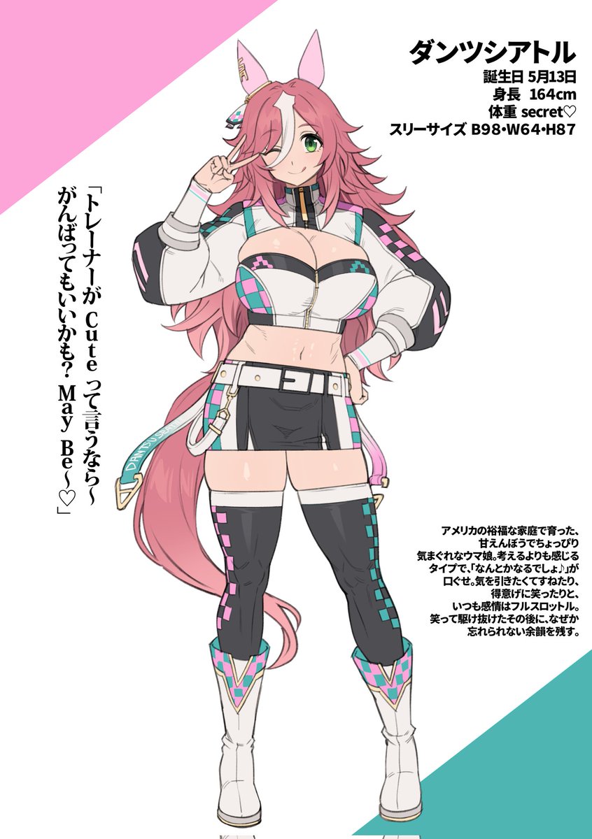 アメリカから来たダンツちゃん
#未実装幻覚U娘