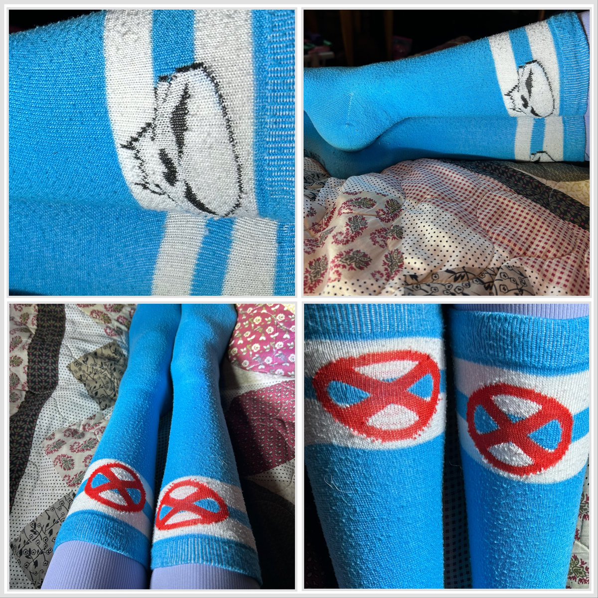 Just an example of a couple of the used socks I have for sale. I have over 300 themed socks for purchase. They come with a Polaroid picture, online album &amp; you can request them to be clean, dirty, stinky etc. Individual pairs are for sale for $20 or you can do 3 pairs for $50.🧦
