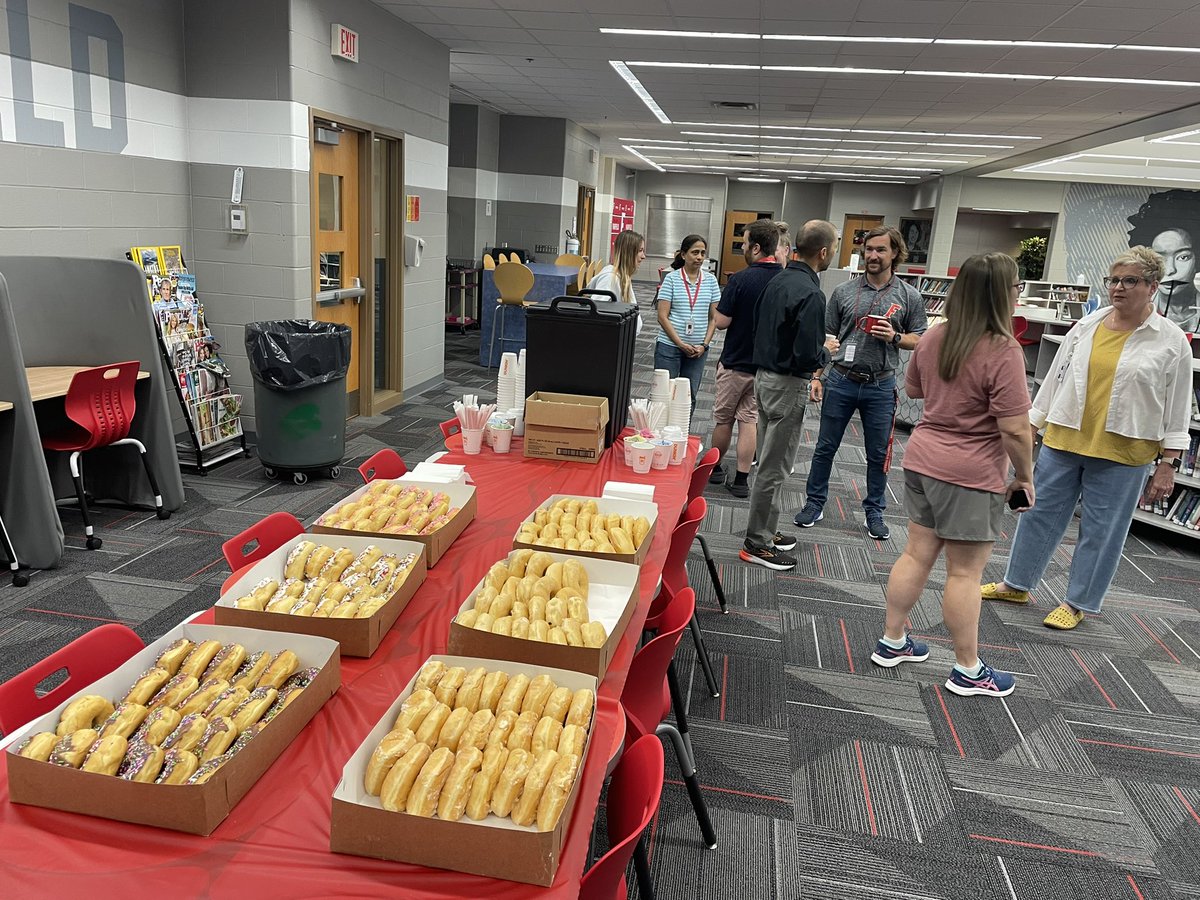 We are back! Thank you One Church for providing donuts and coffee for our staff this morning. #FairfieldPride