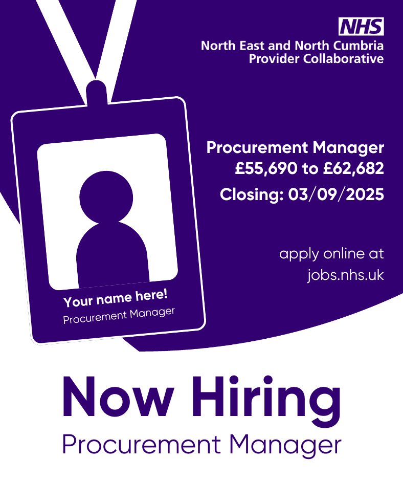 We’re looking for a Procurement Manager to join our team at the new Medicines Manufacturing Centre.

You’ll lead the buying and supply process, making sure we get the right materials and services to safely make medicines for patients.

➡️ Apply now: bit.ly/47lmNQ1