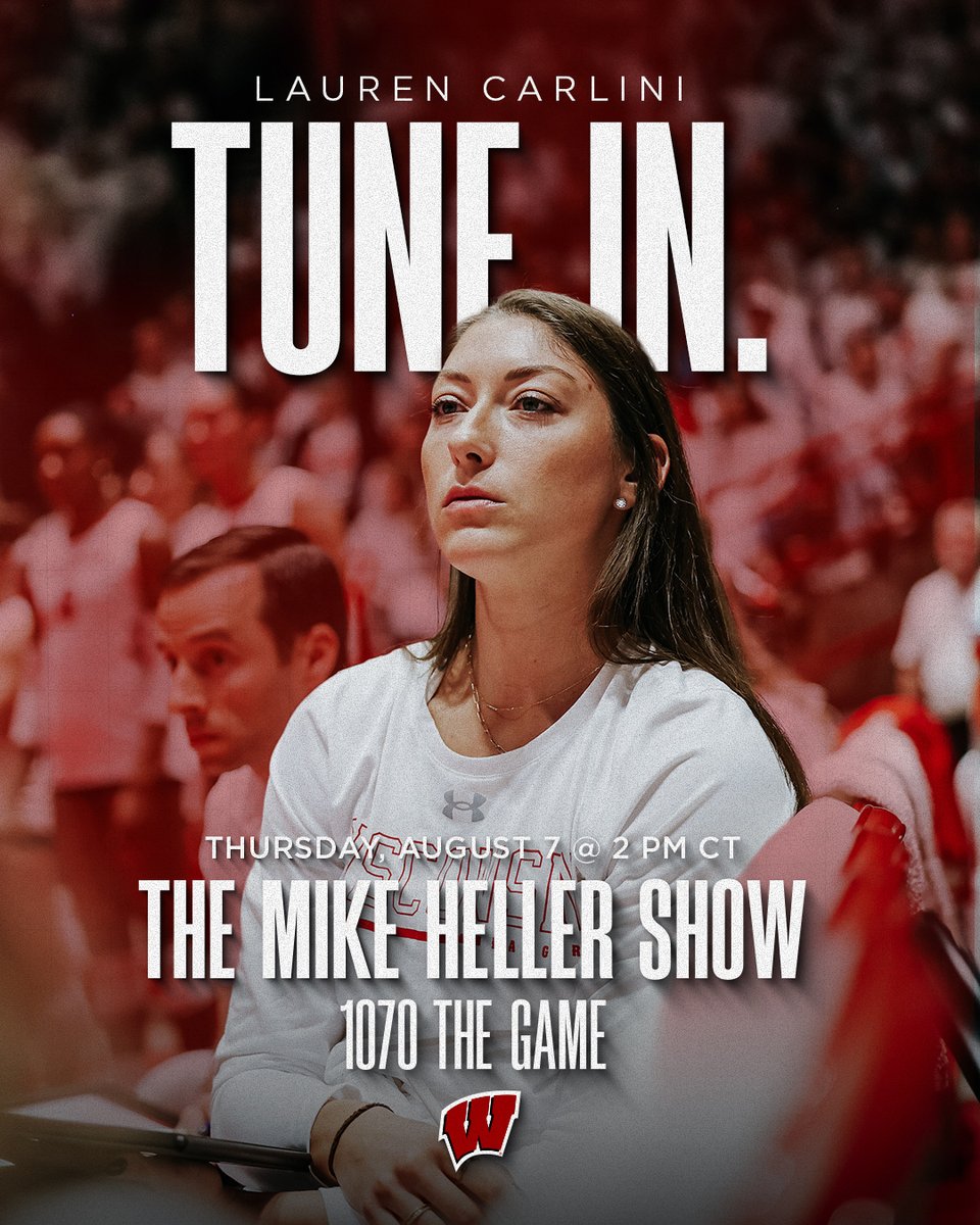 Wisconsin Volleyball (@badgervb) on Twitter photo Tune in today to the <a href="/MikeHellerShow/">The Mike Heller Show</a> featuring our very own <a href="/laurencarlini/">Lauren Carlini</a> at 2 p.m. CT!
📻 | ihr.fm/46MDjIO Tune in today to the <a href="/MikeHellerShow/">The Mike Heller Show</a> featuring our very own <a href="/laurencarlini/">Lauren Carlini</a> at 2 p.m. CT!
📻 | ihr.fm/46MDjIO