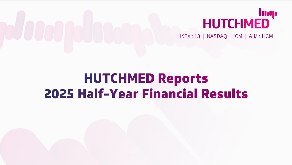 We are delighted to report our 2025 Half Year Results and provide updates on key clinical and commercial developments. hutch-med.com/2025-half-year…