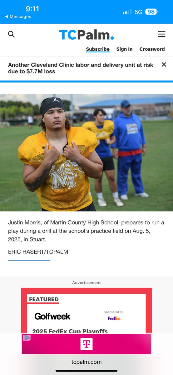 Justin Morris tweet media