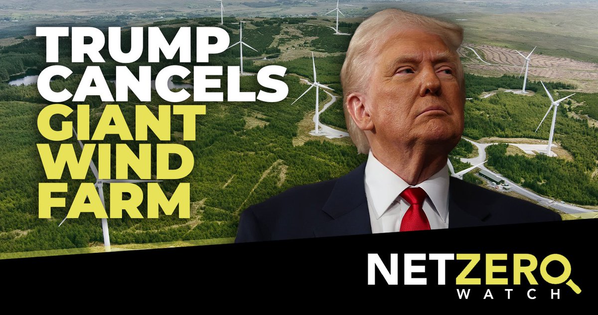 Donald Trump's Interior Department is cancelling what would have been one of the largest land-based wind farms in the United States after Joe Biden's "last-minute" push to approve the project during his final weeks in office. 

Trump is cracking down on wind farms in the US.