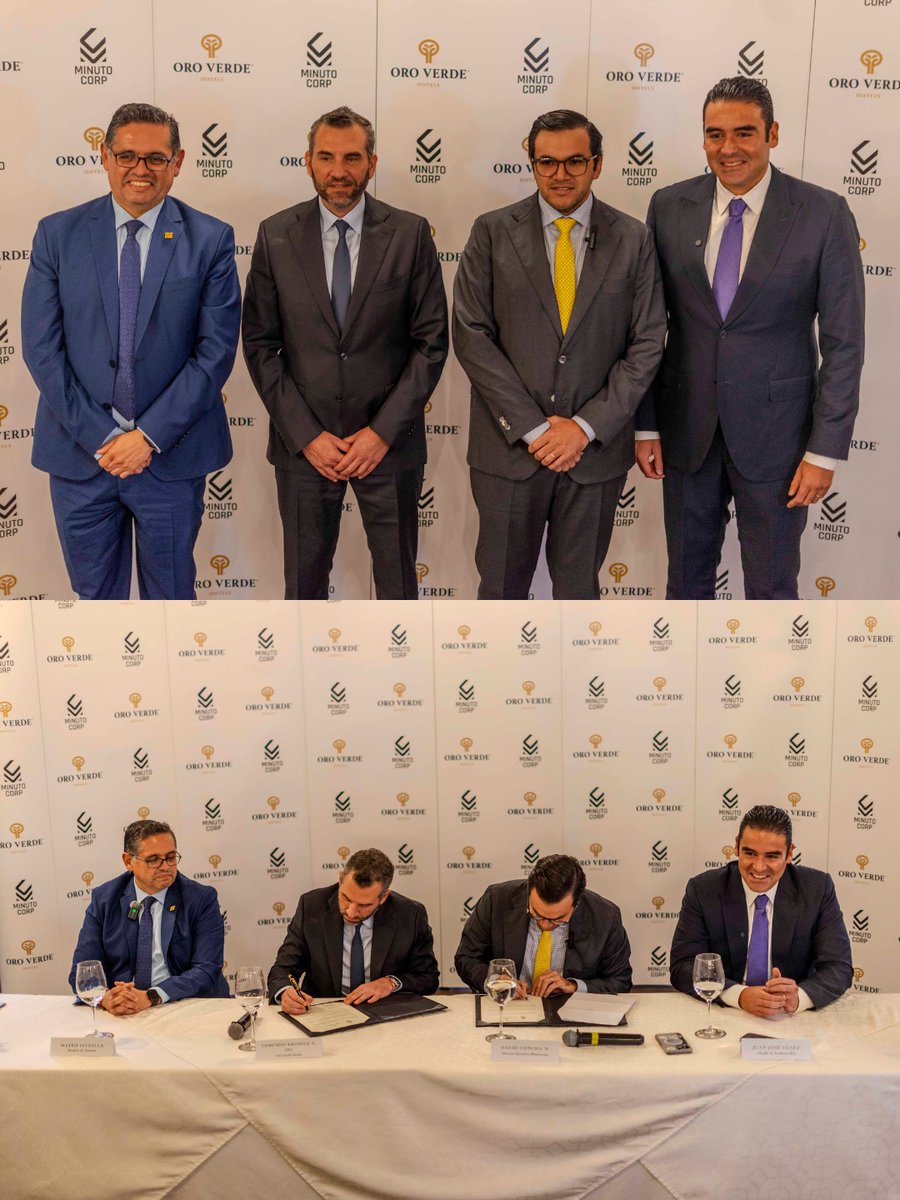 ¡Buenas noticias para el turismo en Ecuador! 🇪🇨

El ministro de Turismo, @MateoEstrella, participó en el evento de presentación de la nueva alianza entre Minutocorp y Oro Verde Hotels, un hito que impulsará el turismo de negocios en la provincia del Guayas.